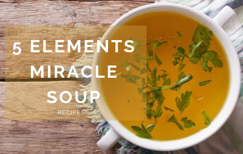 Recipe for 5 element miracle soup or broth by Dr Tateishi Kazu