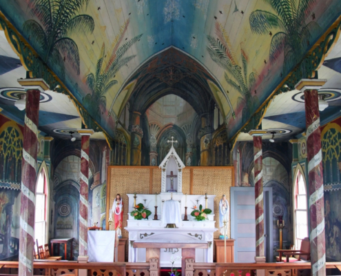 St. Benedict's Painted Church in South Kona