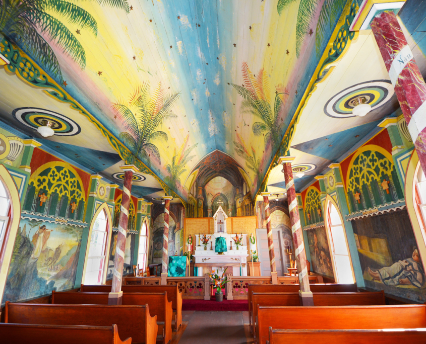 St. Benedict's Painted Church in South Kona