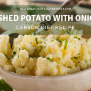 Gerson diet recipe for mashed potato with onions