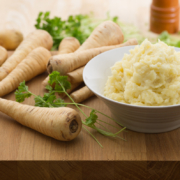 Gerson diet recipe for creamy potato and parsnip mash