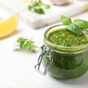 vegan raw Italian pesto sauce recipe